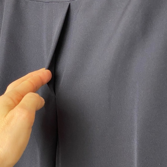 SALE. Zac & Rachel Navy Blue Women's Flattering Pull-on Slim Leg Pant Size 10 - Picture 6 of 12